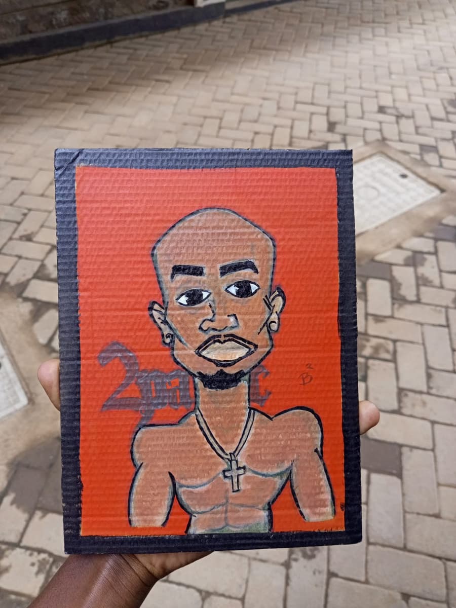 2 pac animated piece
